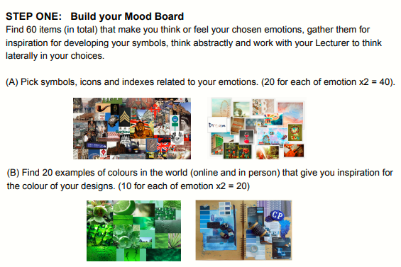 visual communication skills & Mood Board